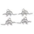 Zinc Alloy Dinosaur Charm Pendant No.763474 for DIY Necklace Bracelet Jewelry Making view 3