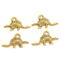 Zinc Alloy Dinosaur Charm Pendant No.763474 for DIY Necklace Bracelet Jewelry Making view 2