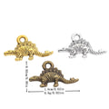 Zinc Alloy Dinosaur Charm Pendant No.763474 for DIY Necklace Bracelet Jewelry Making view 1