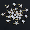 8.5x7mm 0.1g Gold Zinc Alloy Charm Pendant for DIY Necklace Bracelet Jewelry Making view 4