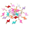 10x5mm 0.1g Gold Zinc Alloy Charm Pendant for DIY Necklace Bracelet Jewelry Making view 5