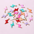 10x5mm 0.1g Gold Zinc Alloy Charm Pendant for DIY Necklace Bracelet Jewelry Making view 1