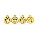 Zinc Alloy Five Point Star Charm Pendant No.119155 for DIY Necklace Bracelet Jewelry Making view 2