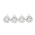 Zinc Alloy Five Point Star Charm Pendant No.119155 for DIY Necklace Bracelet Jewelry Making view 3
