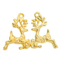 Zinc Alloy Reindeer Charm Pendant for DIY Necklace Bracelet Jewelry Making view 2