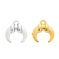 Zinc Alloy Bull Horn Charm Pendant for DIY Necklace Bracelet Jewelry Making view 4