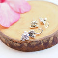 Hot Selling Movable Cat Stud Earrings For Women, Cute Fashion Daily Wear Jewelry Accessories view 3