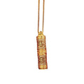 New Chinese Style Copper Zircon Cylinder Bodhisattva Pendant Necklace For Women view 5