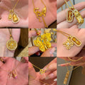 New Chinese Style Copper Zircon Cylinder Bodhisattva Pendant Necklace For Women view 1