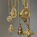 New Chinese Style Copper Zircon Cylinder Bodhisattva Pendant Necklace For Women view 3