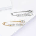 Alloy Rhinestone Large Safety Brooch Pin For Women's Apparel view 3