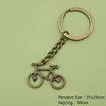 Metal Bicycle Keychain Bag Charm view 2