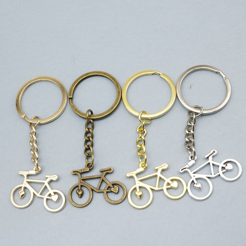 Metal Bicycle Keychain Bag Charm