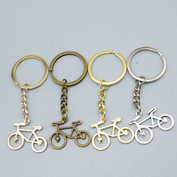 Metal Bicycle Keychain Bag Charm