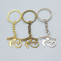 Metal Minimalist Eye Keychain For Bag Charm Gift view 1