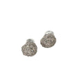 Light Luxury Copper Rhinestone Camellia Flower Clip-on Earrings For Women view 5