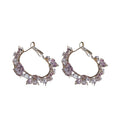 Copper Zircon Butterfly C Shape Ear Cuff Earrings For Women Light Luxury Fashion Jewelry view 5