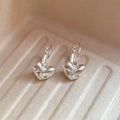 Light Luxury Alloy Rhinestone Heart Earrings Minimalist Cool Style Fashion Ear Cuffs view 4