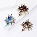 Alloy Rhinestone Bouquet Brooch For Elegant Women's Apparel Decoration view 2