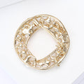Alloy Pearl Wreath Brooch Pin For Womens Suit And Sweater view 4