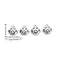 Antique Silver Zinc Alloy Paw Print Charm Pendant for DIY Necklace Bracelet Jewelry Making view 1