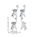 Antique Silver Zinc Alloy Gibbon Charm Pendant for DIY Necklace Bracelet Jewelry Making view 1