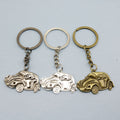 Metal Car Shape Keychain Auto Key Ring Gift view 1