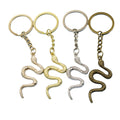 Zinc Alloy Simple Snake Keychain For Bag Charm Gift view 5