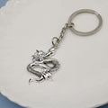 Metal Snake Keychain Simple Fashion Key Ring Gift view 4
