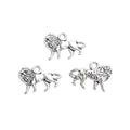 DIY Jewelry Accessory Vintage Alloy Lion Pendant Charm For Necklace Craft Making view 2