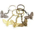 Metal Minimalist Moth Keychain Bag Charm Gift Accessory view 5