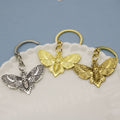 Metal Minimalist Moth Keychain Bag Charm Gift Accessory view 4