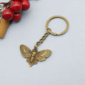 Metal Minimalist Moth Keychain Bag Charm Gift Accessory view 6