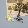 Zinc Alloy Witch Broom Keychain Gift view 4