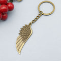 Metal Minimal Feather Wing Keychain Bag Charm view 6