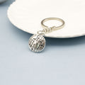Alloy Globe Keychain Bag Charm view 3
