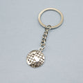 Alloy Globe Keychain Bag Charm view 1