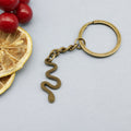 Metal Snake Keychain Novelty Animal Key Ring Gift view 6
