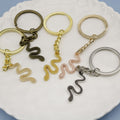 Metal Snake Keychain Novelty Animal Key Ring Gift view 3
