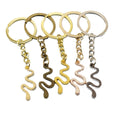 Metal Snake Keychain Novelty Animal Key Ring Gift view 5