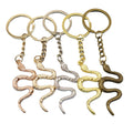 Metal Minimalist Snake Keychain For Bag Charm Gift view 5