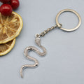 Metal Minimalist Snake Keychain For Bag Charm Gift view 3