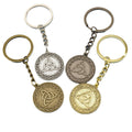 Metal Triangle Disc Keychain For Bag Charm Gift view 5