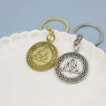 Metal Triangle Disc Keychain For Bag Charm Gift view 4