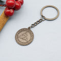 Metal Triangle Disc Keychain For Bag Charm Gift view 3