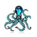 Silver Tone Octopus Three Designs Metal Brooch Pin view 7