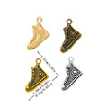 Zinc Alloy Shoe Charm Pendant No.203938 for DIY Necklace Bracelet Jewelry Making view 1