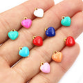 9x8mm Gold Zinc Alloy Charm Pendant for DIY Necklace Bracelet Jewelry Making view 2