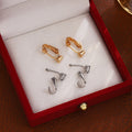 Elegant Alloy Screw Back Clip On Earring Converters For Non Pierced Women Adjustable DIY Ear Clip Earrings view 1