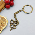 Metal Snake Keychain Bag Charm – Antique Copper view 6